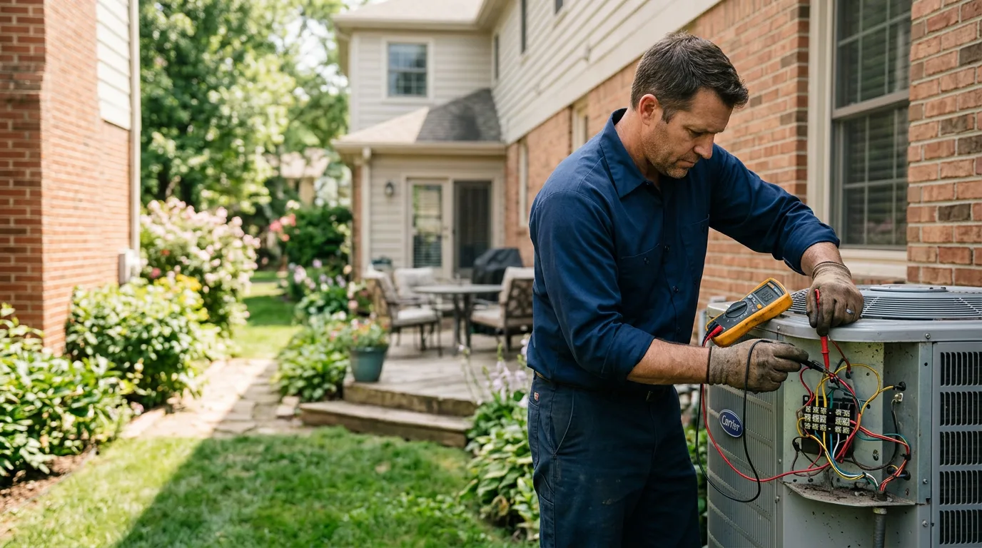 HVAC technician working near Nashoba, OK